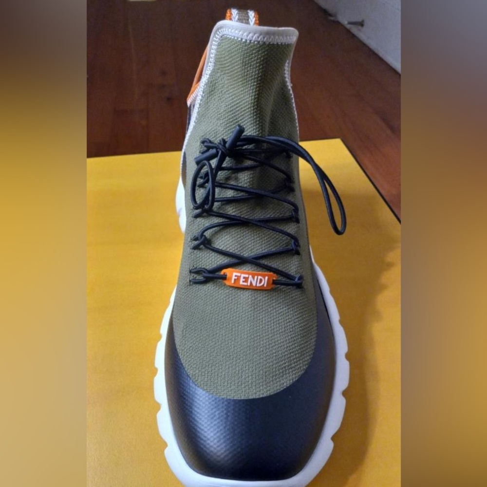 Fendi track sneakers in Army Green US 6 Men’s